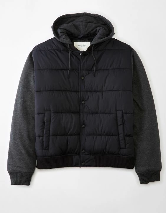 AE Bomber Puffer Jacket 5 AE Bomber Puffer Jacket - Image 3