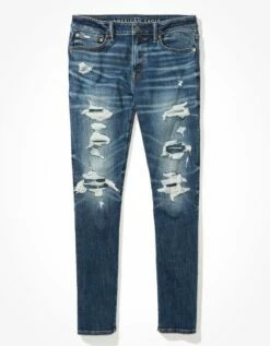 AE AirFlex+ Temp Tech Patched Athletic Skinny Jean 7 AE AirFlex+ Temp Tech Patched Athletic Skinny Jean -AMERICAN EAGLE Sales 0114 5692 439 f
