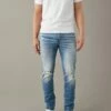 AE AirFlex+ Ripped Slim Jean -AMERICAN EAGLE Sales 0117 6484 501 of