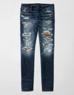 AE AirFlex+ Ultrasoft Patched Slim Jean -AMERICAN EAGLE Sales 0117 6681 990 f