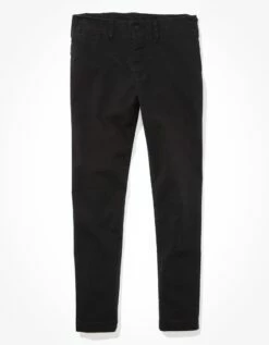 AE Flex Slim Straight Lived-In Khaki Pant -AMERICAN EAGLE Sales 0128 4805 001 f