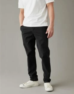 AE Flex Slim Straight Lived-In Khaki Pant