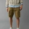 AE Flex 10" Lived-In Cargo Short -AMERICAN EAGLE Sales 0131 7337 238 of