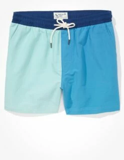 AE 5.5" Color-Block Swim Trunk -AMERICAN EAGLE Sales 0133 7494 938 f