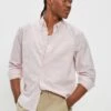 AE Everyday Striped Oxford Button-Up Shirt -AMERICAN EAGLE Sales 0153 6012 682 of
