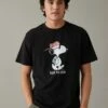 AE Super Soft Snoopy Graphic T-Shirt -AMERICAN EAGLE Sales 0160 1803 001 of