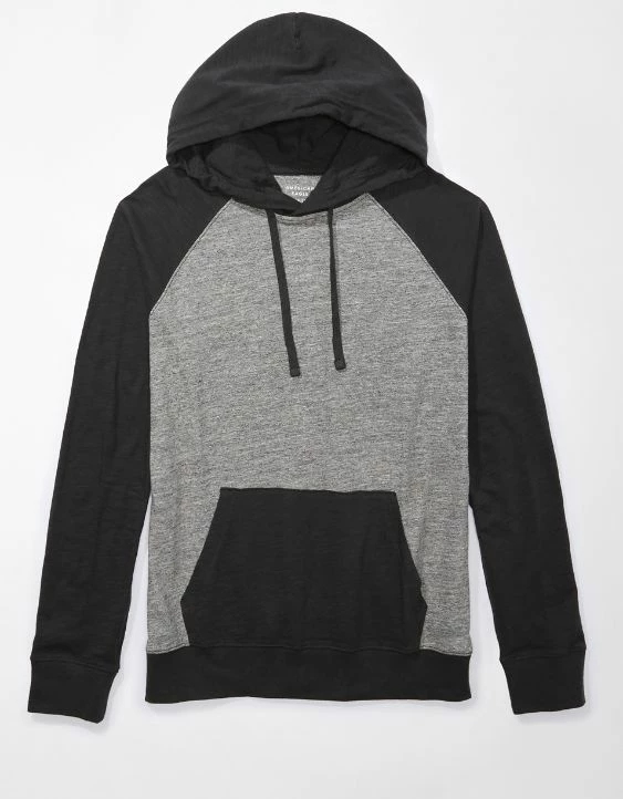 AE Super Soft Slub Colorblock Hoodie T-Shirt 5 AE Super Soft Slub Colorblock Hoodie T-Shirt - Image 3