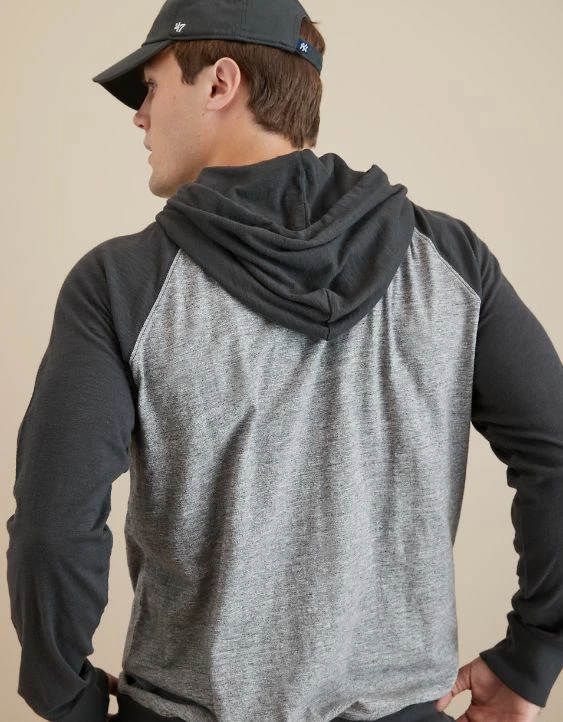 AE Super Soft Slub Colorblock Hoodie T-Shirt 4 AE Super Soft Slub Colorblock Hoodie T-Shirt - Image 2