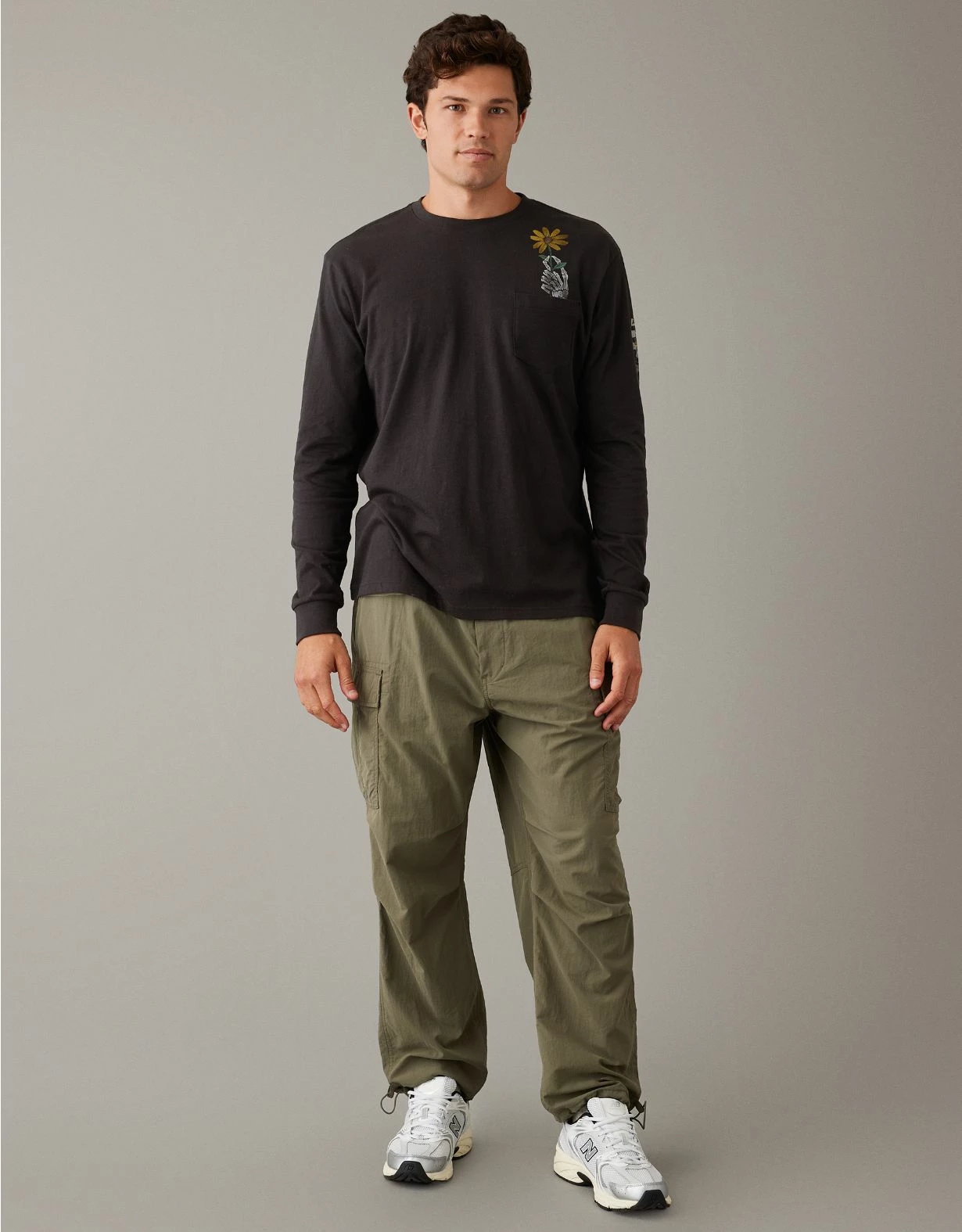 AE Super Soft Long-Sleeve Halloween Graphic T-Shirt 3 AE Super Soft Long-Sleeve Halloween Graphic T-Shirt