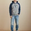 AE Super Soft Graphic Raglan Hoodie -AMERICAN EAGLE Sales 0193 2057 410 of