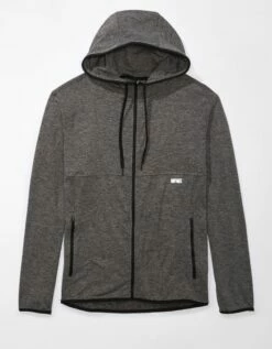 AE 24/7 Zip-Up Training Hoodie 7 AE 24/7 Zip-Up Training Hoodie -AMERICAN EAGLE Sales 0196 2170 020 f