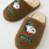 AE Snoopy Fleece Slipper 1 AE Snoopy Fleece Slipper -AMERICAN EAGLE Sales 0213 7523 261 b
