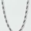 West Coast Jewelry Stainless Steel Spiga Chain Necklace