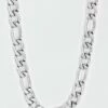 West Coast Jewelry Polished Stainless Steel Figaro Chain Necklace -AMERICAN EAGLE Sales 0508 0050 013 f