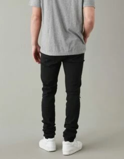 AE AirFlex+ Patched Stacked Jean -AMERICAN EAGLE Sales 1113 6695 073 ob