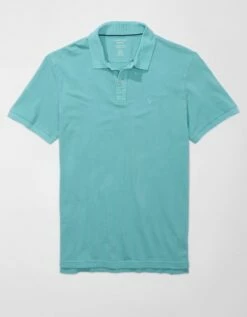 AE Super Soft Legend Pique Polo Shirt -AMERICAN EAGLE Sales 1165 2883 395 f