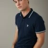 AE Super Soft Legend Slim Fit Pique Ringer Polo Shirt -AMERICAN EAGLE Sales 1165 3358 410 of