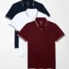 AE Super Soft Legend Pique Polo Shirt 3-Pack -AMERICAN EAGLE Sales 1165 3391 900 f