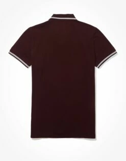 AE Slim Fit Tipped Pique Polo Shirt -AMERICAN EAGLE Sales 1165 9150 613 b