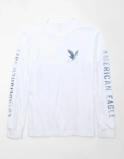 AE Super Soft Long-Sleeve Logo Graphic T-Shirt 7 AE Super Soft Long-Sleeve Logo Graphic T-Shirt -AMERICAN EAGLE Sales 1182 3292 100 f