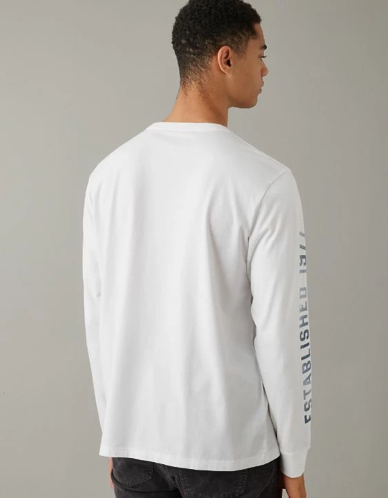 AE Super Soft Long-Sleeve Logo Graphic T-Shirt 4 AE Super Soft Long-Sleeve Logo Graphic T-Shirt - Image 2