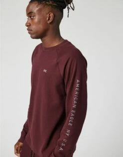 AE 24/7 Long-Sleeve Graphic Thermal T-Shirt