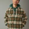 AE Plaid Button-Up Jacket -AMERICAN EAGLE Sales 2101 1555 309 of