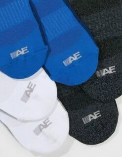 AE 24/7 Active Ankle Sock 3-Pack -AMERICAN EAGLE Sales 2227 7350 400 b