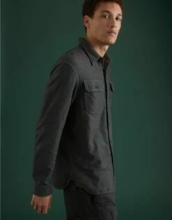 AMERICAN EAGLE Sales 40 AE77 Premium Brushed Twill Workshirt