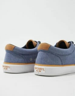 Sperry Men's Striper II CVO SeaCycled Twill Sneaker -AMERICAN EAGLE Sales 7213 7396 410 d1