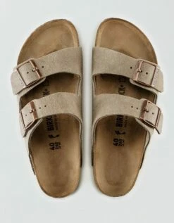 Birkenstock Men's Arizona Soft Footbed Suede Sandal -AMERICAN EAGLE Sales 7213 7503 256 b