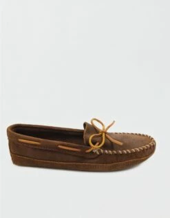 Minnetonka Double Bottom Softsole Moccasin -AMERICAN EAGLE Sales 7213 7788 200 b